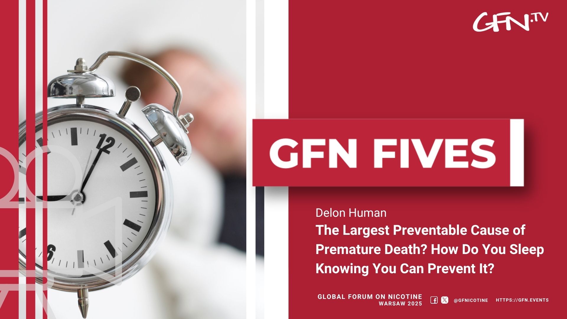 The Largest Preventable Cause of Premature Death? | How Do You Sleep Knowing You Can Prevent It?